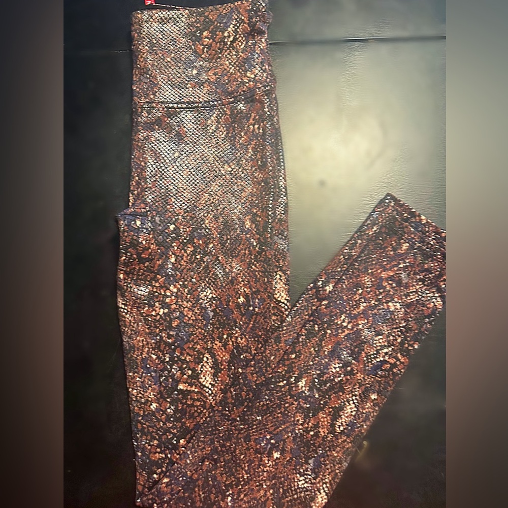 SPANX Multicolor Patterned Leggings - image 1